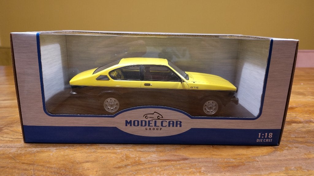 Opel Kadett C GT/E Coupe uit 1976 - 1:18, Ophalen of Verzenden, Zo goed als nieuw, Auto, Overige merken
