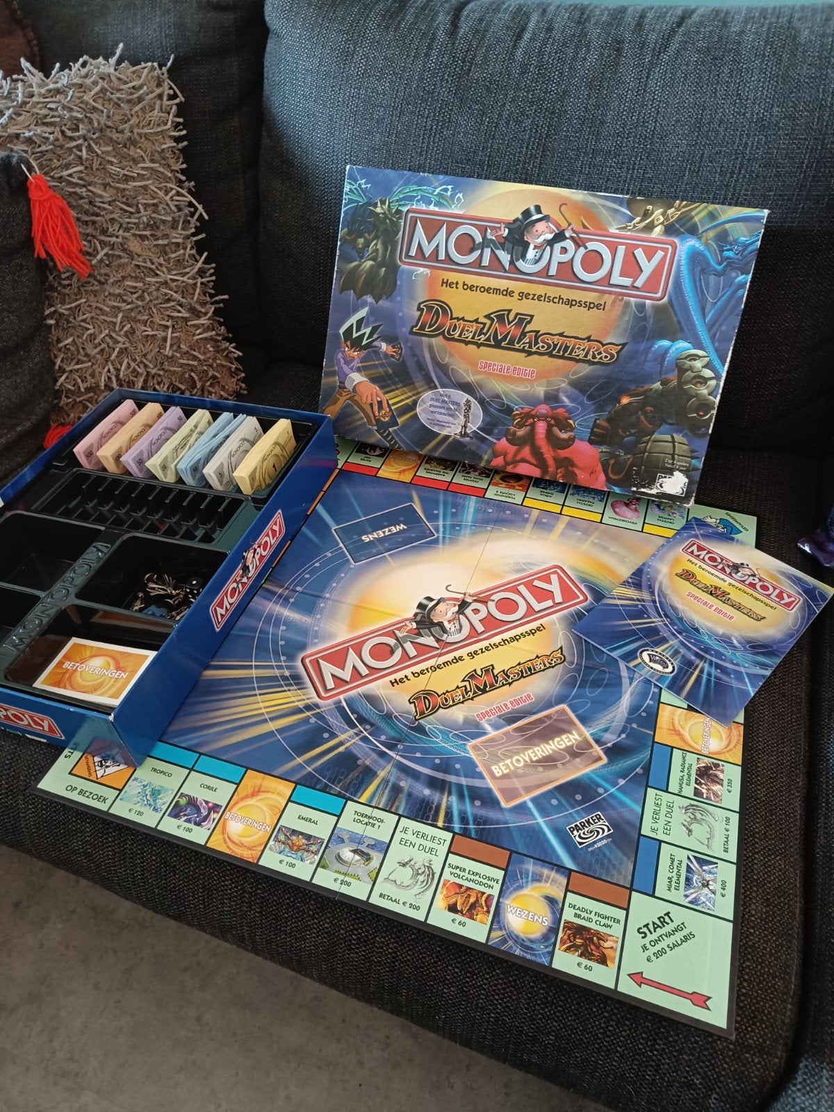 Monopoly Duel Masters Speciale Editie Bordspel, Vijf spelers of meer, Ophalen of Verzenden, Zo goed als nieuw, Parker