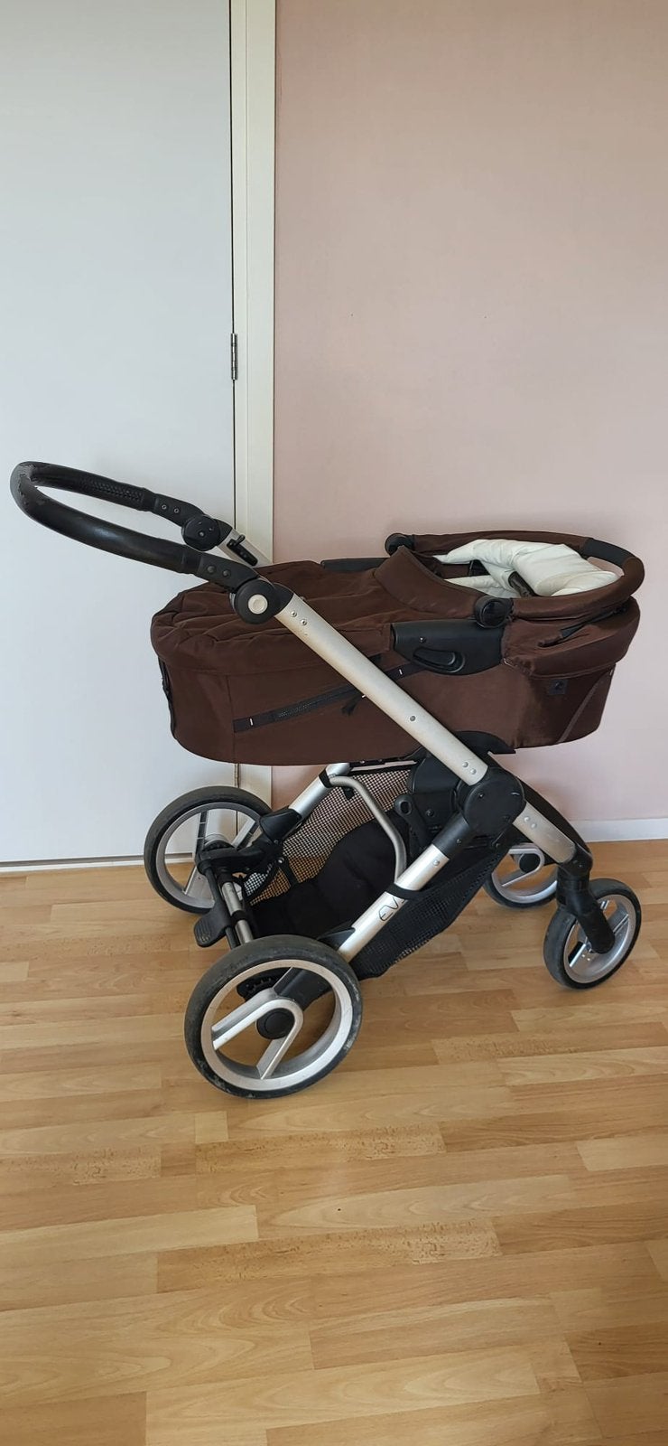 Mutsy Evo kinderwagen, Ophalen, Gebruikt, Combiwagen, Met autostoeltje