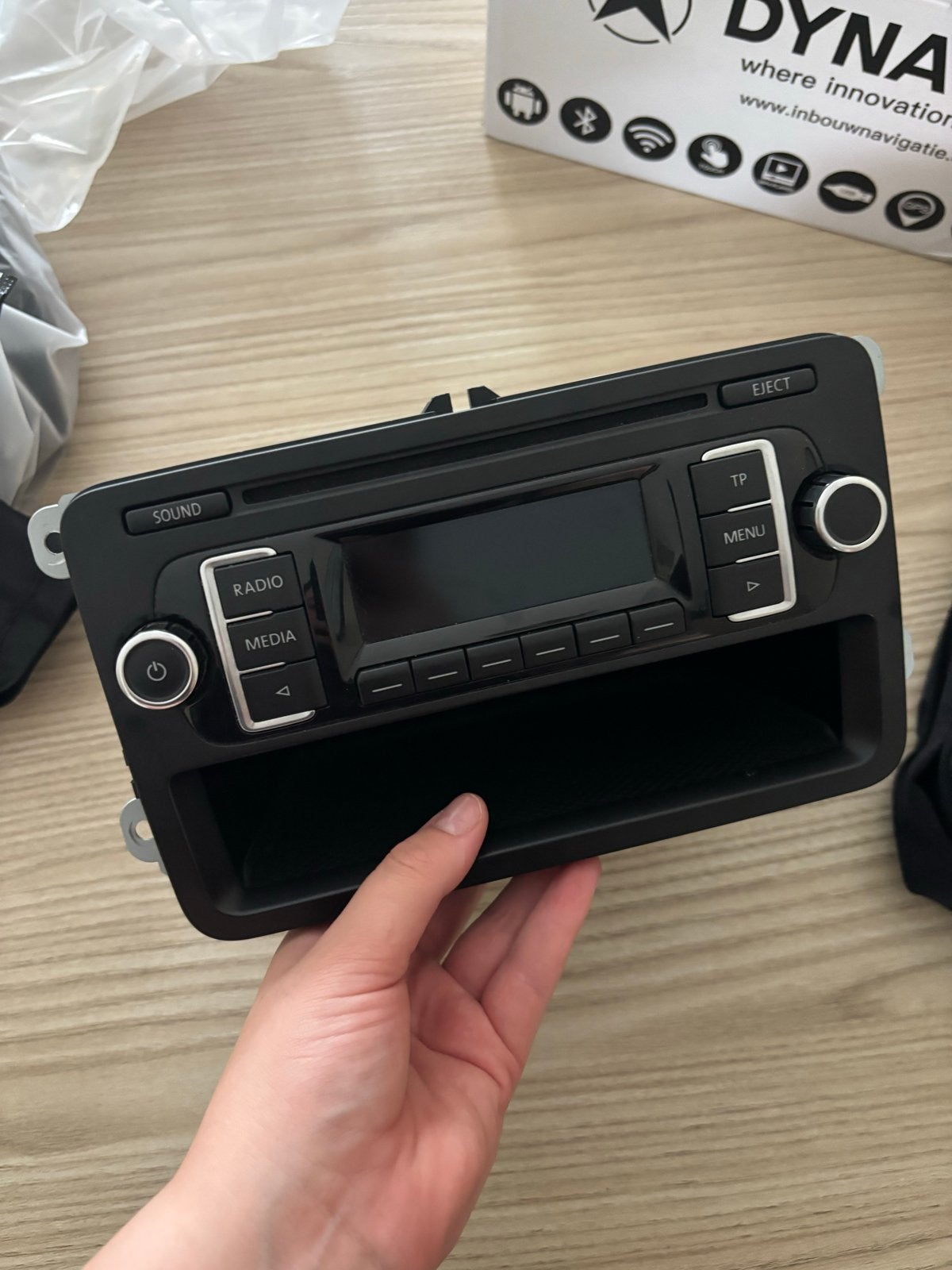 Volkswagen RCD 310 radio/CD-speler, Ophalen, Gebruikt