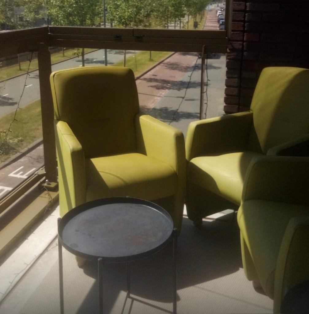 tuinmeubels 4 stoelen, Tuin en Terras, Tuinmeubel-accessoires, Ophalen, Zo goed als nieuw