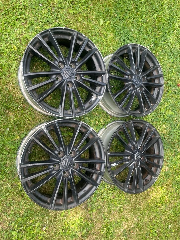 Originele Swift 5x114,3 sport velgen banden 195 45 17, Ophalen, Voor, Suzuki, Deur