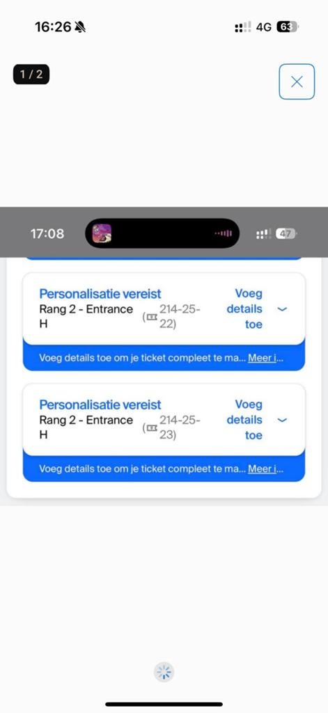 Twee zitplaatsen kayne west 6 juni, Tickets en Kaartjes, Twee personen, Vliegtuig, Met bestemming of datum