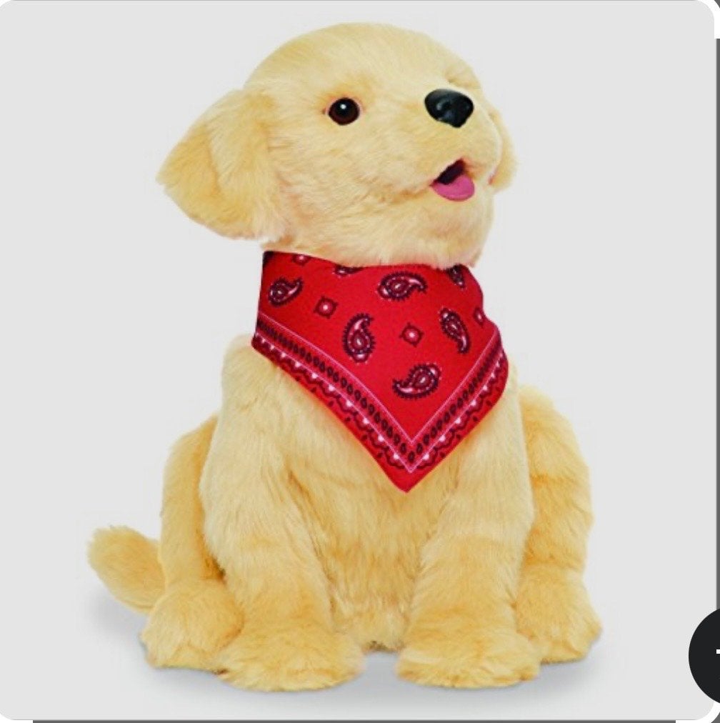 Interactieve Dementie Hond - Golden Retriever Knuffel, Overige merken, Zo goed als nieuw, Middelgroot (20 tot 80 cm), Interactief