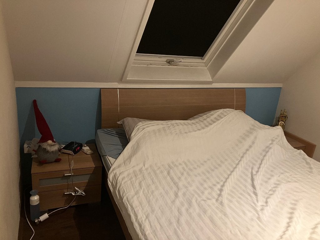 tweepersoonsbed 160 x 200 met nachtkastjes, Ophalen, Gebruikt, Tweepersoons, 200 cm