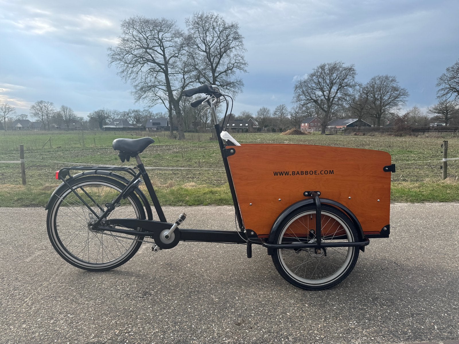 Babboe bakfiets - 7 versnellingen- nette staat, Fietsen en Brommers, Fietsen | Bakfietsen, Zo goed als nieuw, 4 kinderen of meer