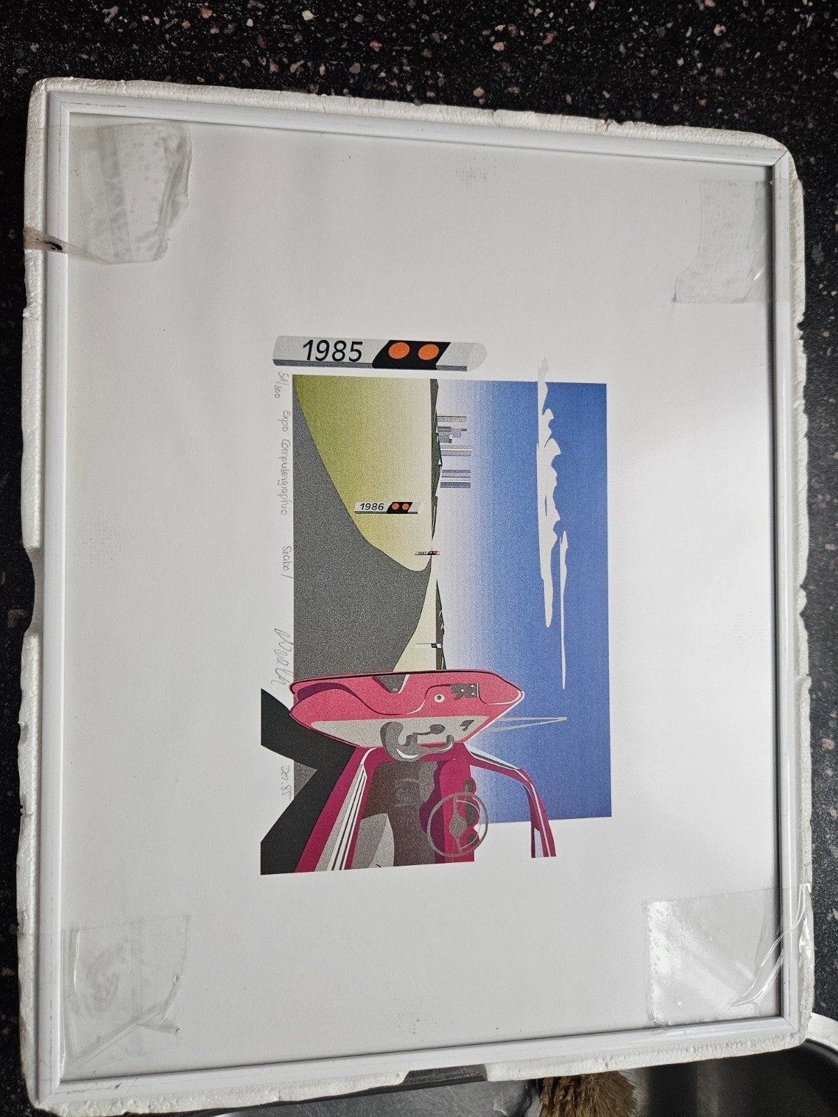 Szabo - Expo Computergraphic 1985/1986 - Gelimiteerde oplage, Gelimiteerde oplage, Ophalen of Verzenden, Overige onderwerpen, Overige techniek