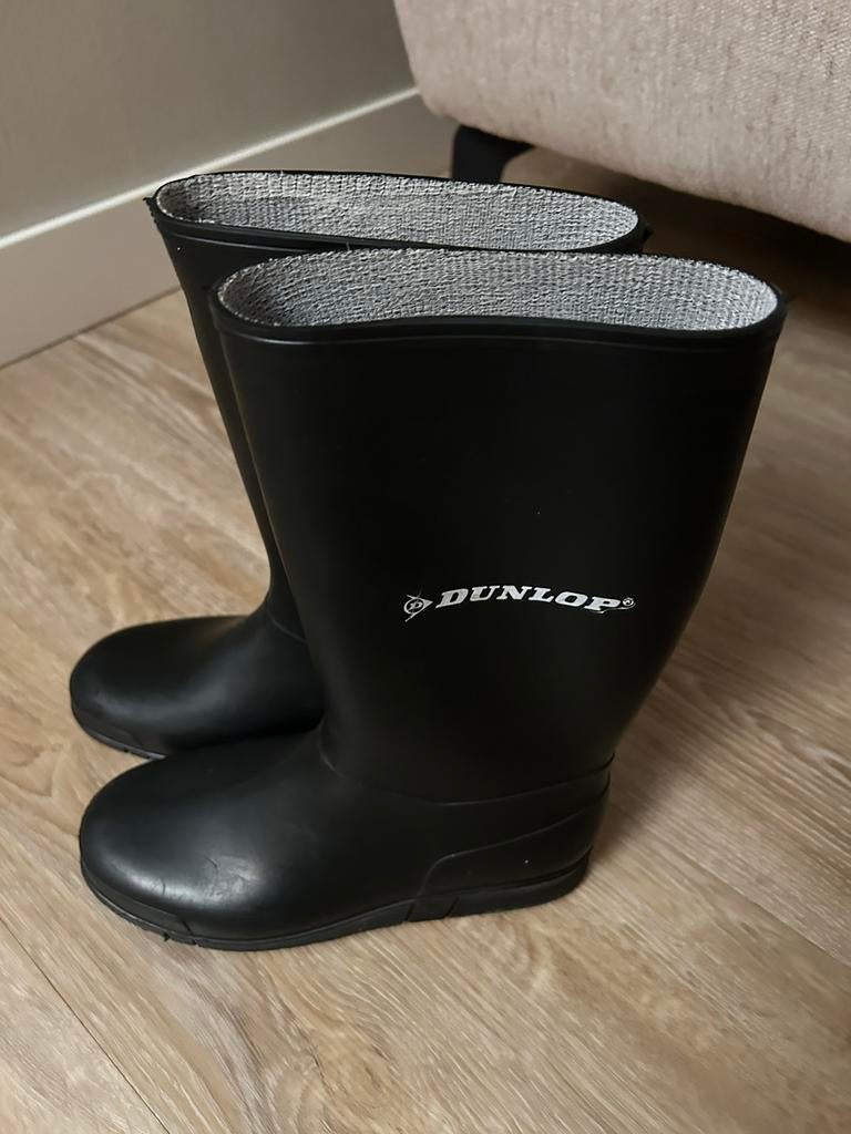 Dunlop • kinderlaarzen • maat 34 • nette en frisse staat., Ophalen, Zo goed als nieuw, Regenlaarzen, Kinderen