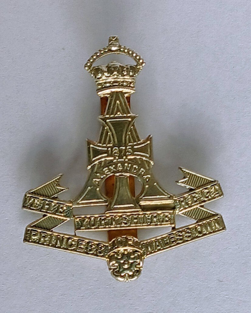 Green Howards Yorkshire Regiment Cap Badge Wo2, Verzamelen, Ophalen of Verzenden, Engeland, Embleem of Badge