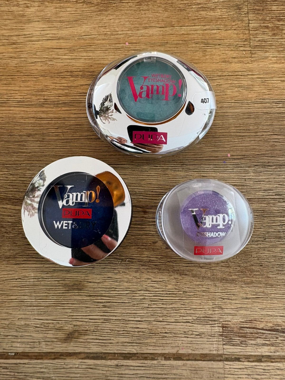 3 x Pupa Vamp! Eyeshaduw - nieuw / ongebruikt!, Ophalen of Verzenden, Nieuw, Ogen, Make-up