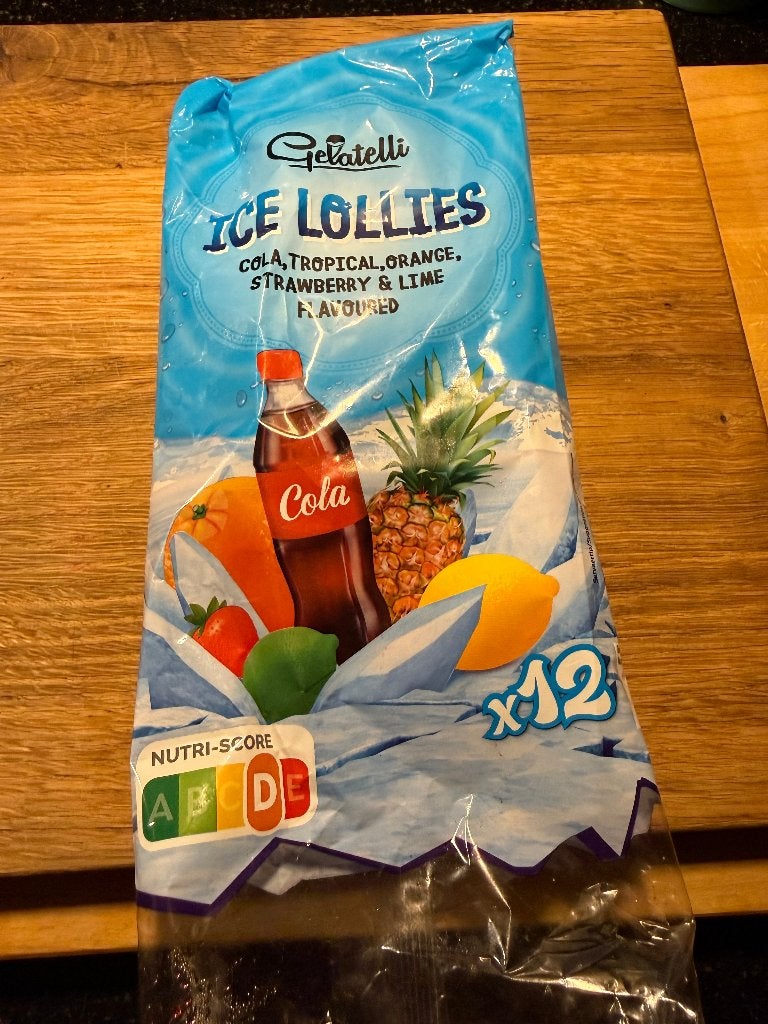 gelatelli  ijs  lolies zoek  ik, Ophalen of Verzenden