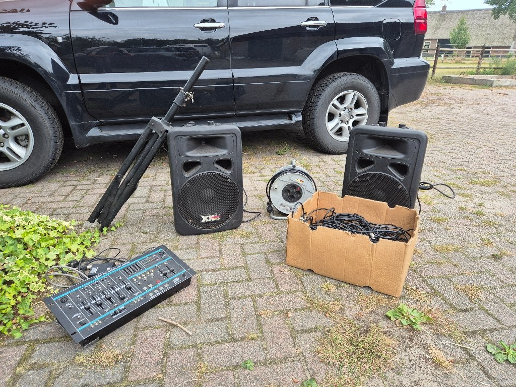 Geluidsinstallatie voor evenementen, Audio, Tv en Foto, Luidsprekers, Gebruikt, Overige typen, Ophalen, 150 watt of meer