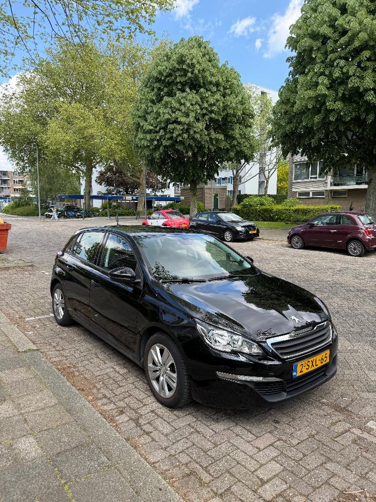 Peugeot 308 1.2 VTi Zwart 2013 Distributieriem vervangen, Auto's, Peugeot, Particulier, Airconditioning, Bluetooth, Boordcomputer