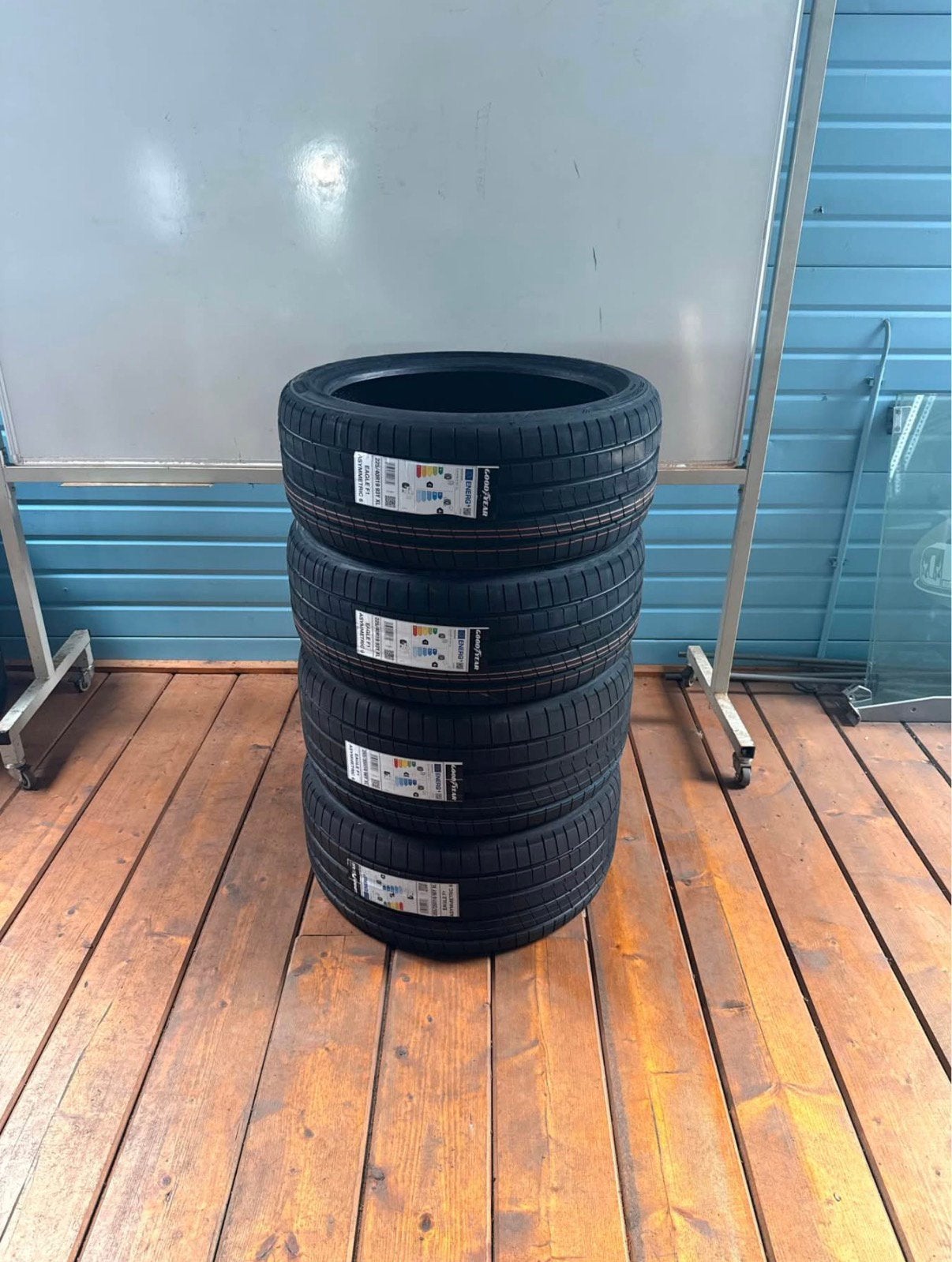 Nieuwe Goodyear Eagle F1 AS6 breedset BMW/Alfa, Nieuw, Band(en), Zomerbanden, Ophalen