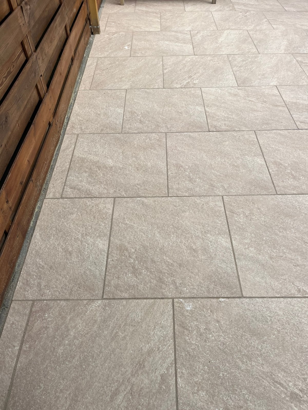 60 bij 60cm beige/ zandkleur keramische tuintegels - 11stuks, Tuin en Terras, Tegels en Klinkers, Ophalen, Keramiek, Nieuw, Minder dan 5 m²