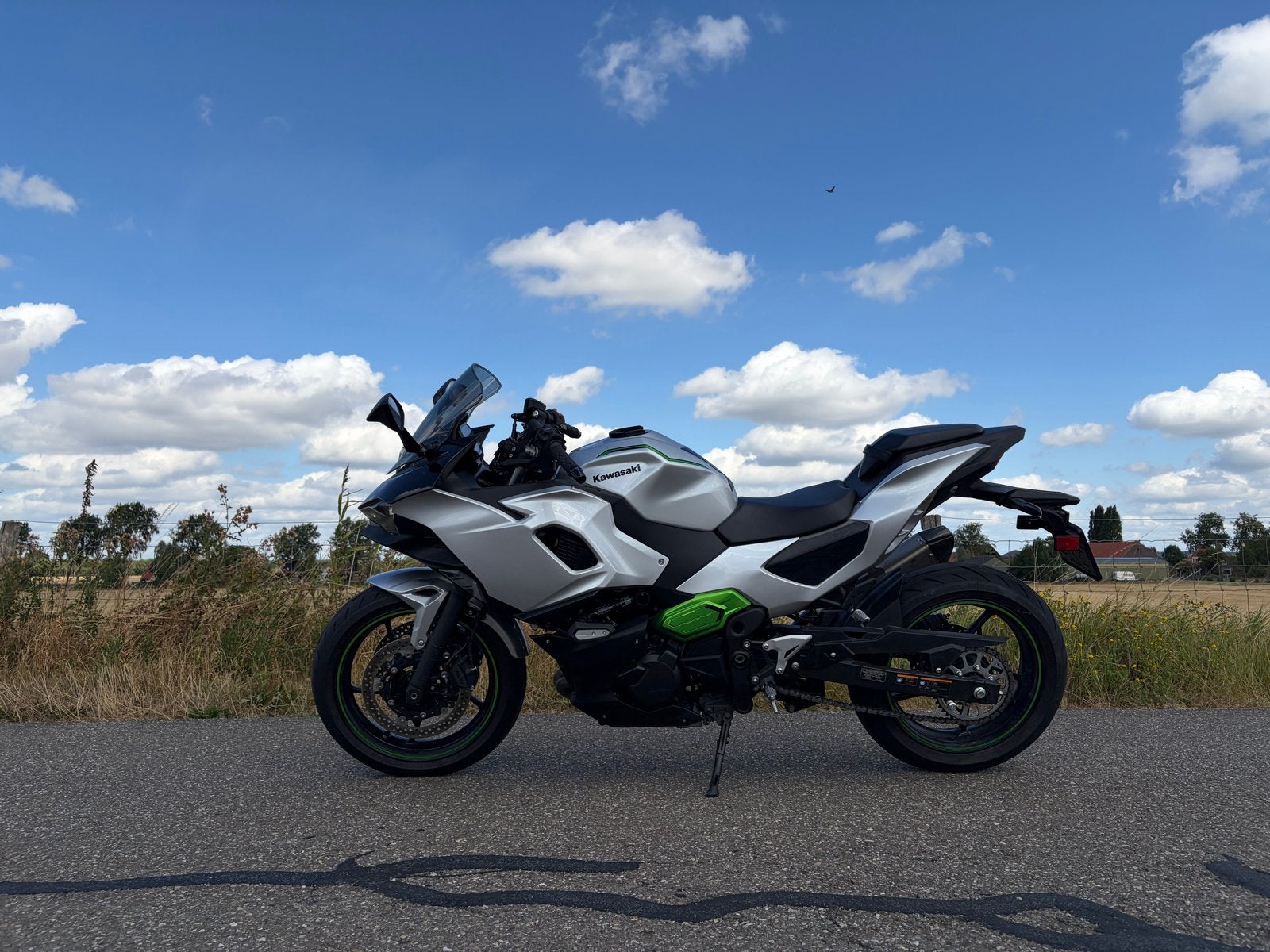 Kawasaki Ninja 7 Hybrid | 2024 | 8.481 km | Garantie, 450 cc, 2 cilinders, Sportuitlaat, Occasion