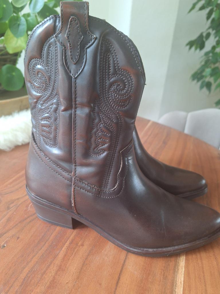 Harper lederen dames cowboy laarzen - Splinternieuw maat 39, Ophalen of Verzenden