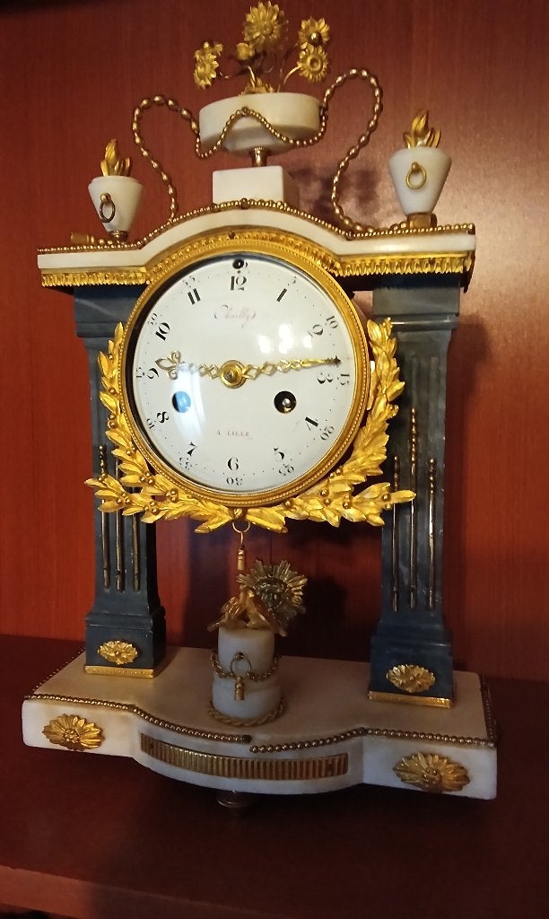 Antiek Franse pendule., Ophalen of Verzenden