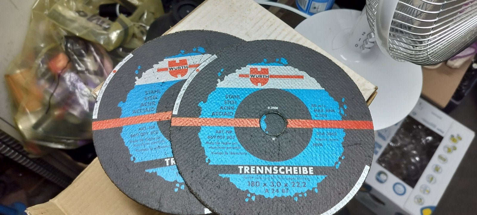 49 Nieuwe Würth Doorslijpschijven 180x3x22,2, Ophalen of Verzenden