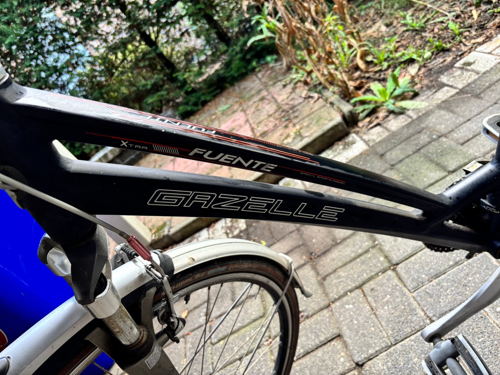 Gazelle Fuente damesfiets, Ophalen, Velgrem, Versnellingen, Gazelle