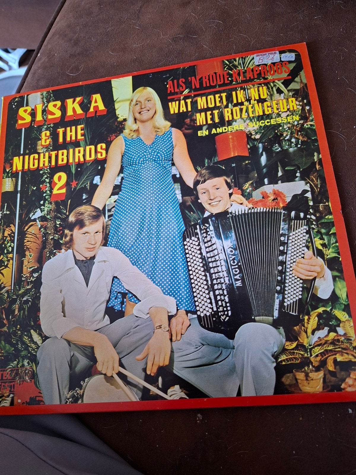 piraten  lp siska en de nightbirds  2, Cd's en Dvd's, Vinyl | Nederlandstalig, Verzenden, Zo goed als nieuw, Overige formaten