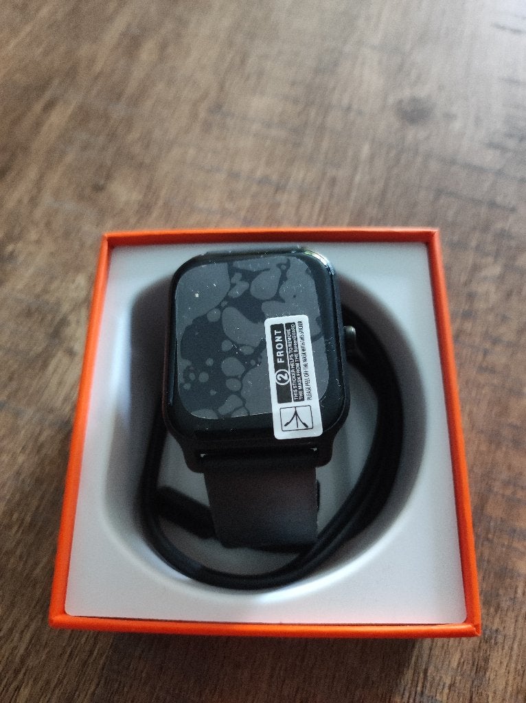 Smartwatch, Ophalen, Nieuw, Zwart, Android