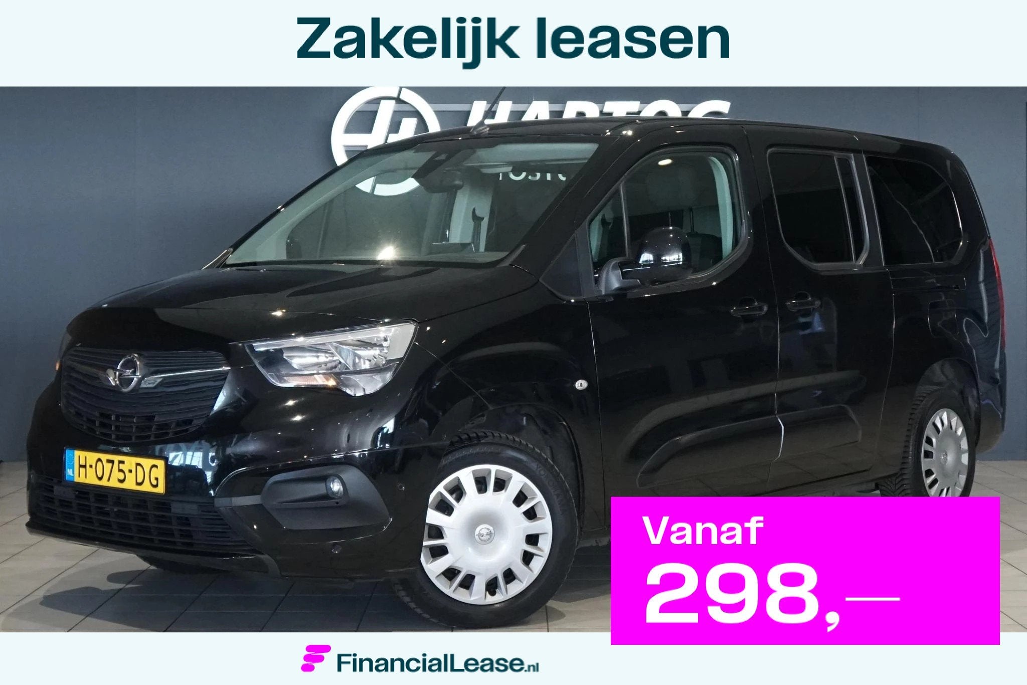 Opel Combo Tour 1.2 Turbo L2H1 Edition 7p INCL. BTW + DODEHO, Voorwielaandrijving, Stof, Gebruikt, Euro 6