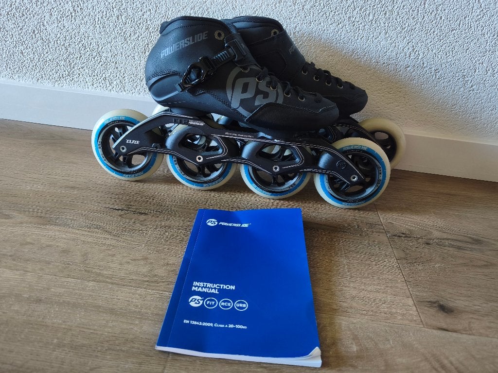 Gave powerslide R2 skeelers maat 39 black 110mm wielen!, Ophalen of Verzenden, Zo goed als nieuw, Inline skates 4 wielen, Powerslide