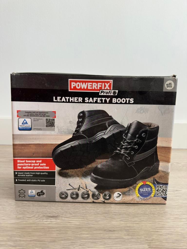 Powerfix Profi Leather Safety Boots | maat 44, Ophalen of Verzenden, Nieuw