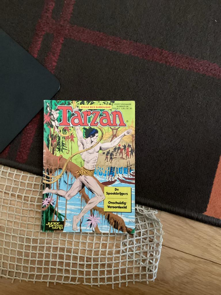 Tarzan Junior Press Strip - De Spookkrijgers, Ophalen of Verzenden, Gelezen