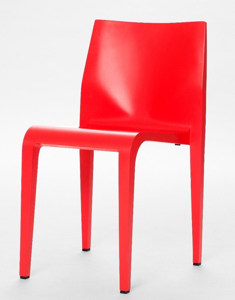 STOEL 8 STUKS EETKAMERSTOEL LALEGGERA GELAKT HOUT MERK ALIAS, Huis en Inrichting, Ophalen, Nieuw, Vijf, Zes of meer stoelen, Rood