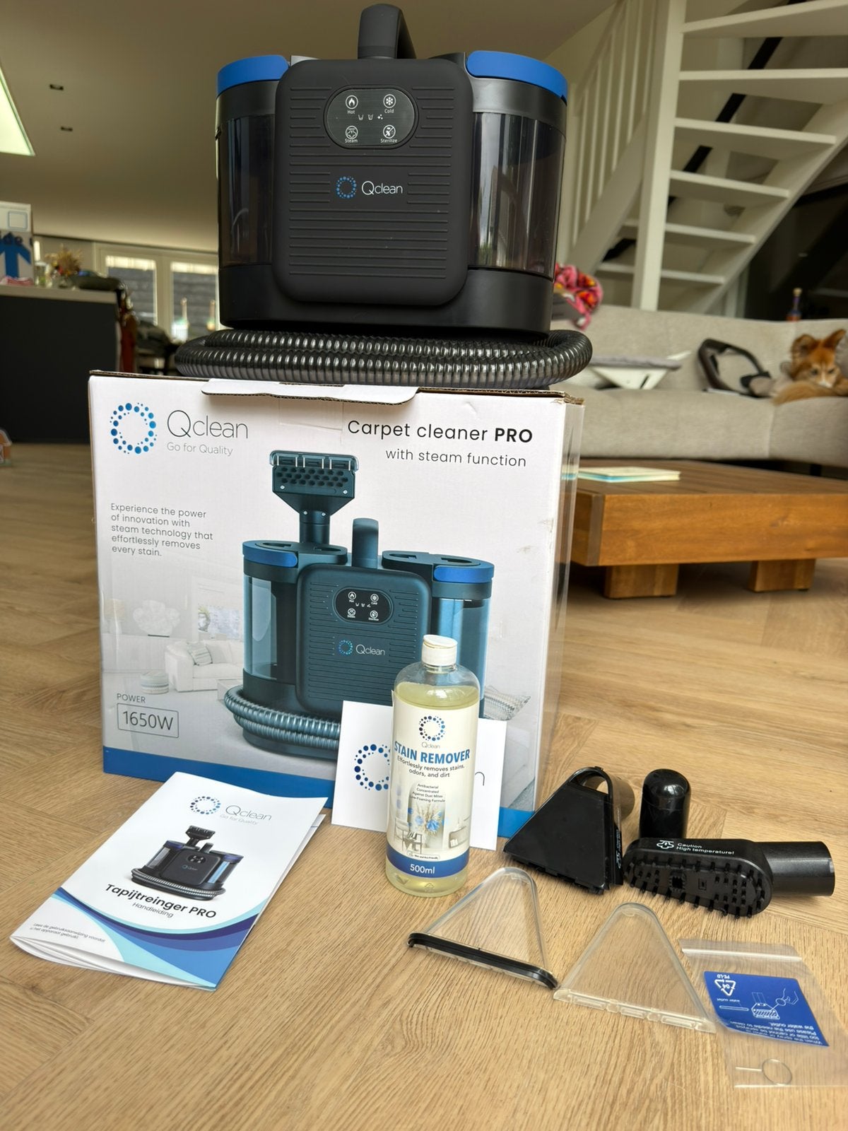 Qclean stoomreiniger NIEUW, Ophalen, Nieuw