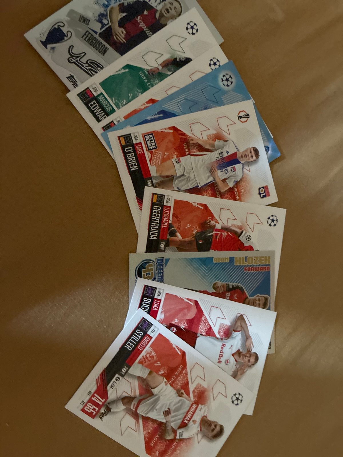 Voetbal Spelerskaarten - Topps UEFA Champions League, Ophalen, Gebruikt, Buitenlandse clubs, Spelerskaart