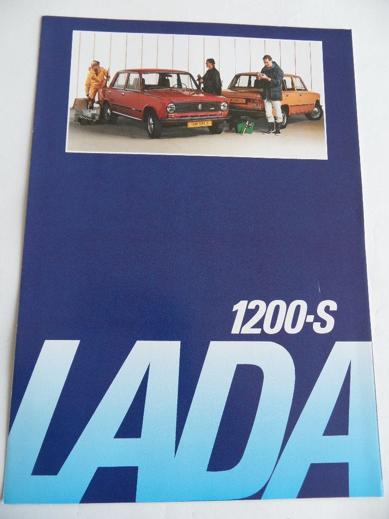 LADA 1200-S oldtimerauto 1983 folder, Verzenden, Gelezen, Overige merken