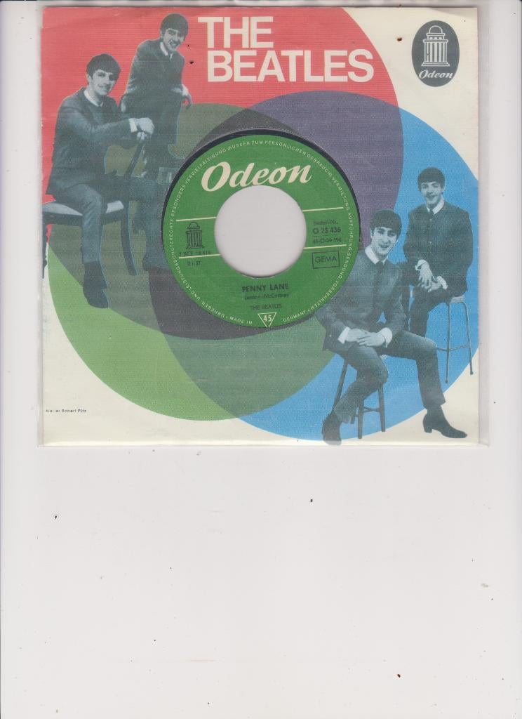 the beatles, Cd's en Dvd's, Vinyl Singles, Ophalen of Verzenden, Gebruikt, Pop