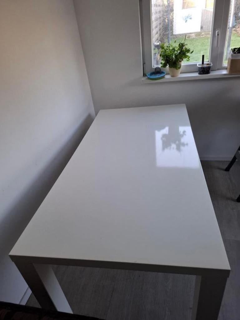 Hoogglans eettafel, Huis en Inrichting, Tafels | Eettafels, Overige materialen, 50 tot 100 cm, 150 tot 200 cm, Ophalen of Verzenden