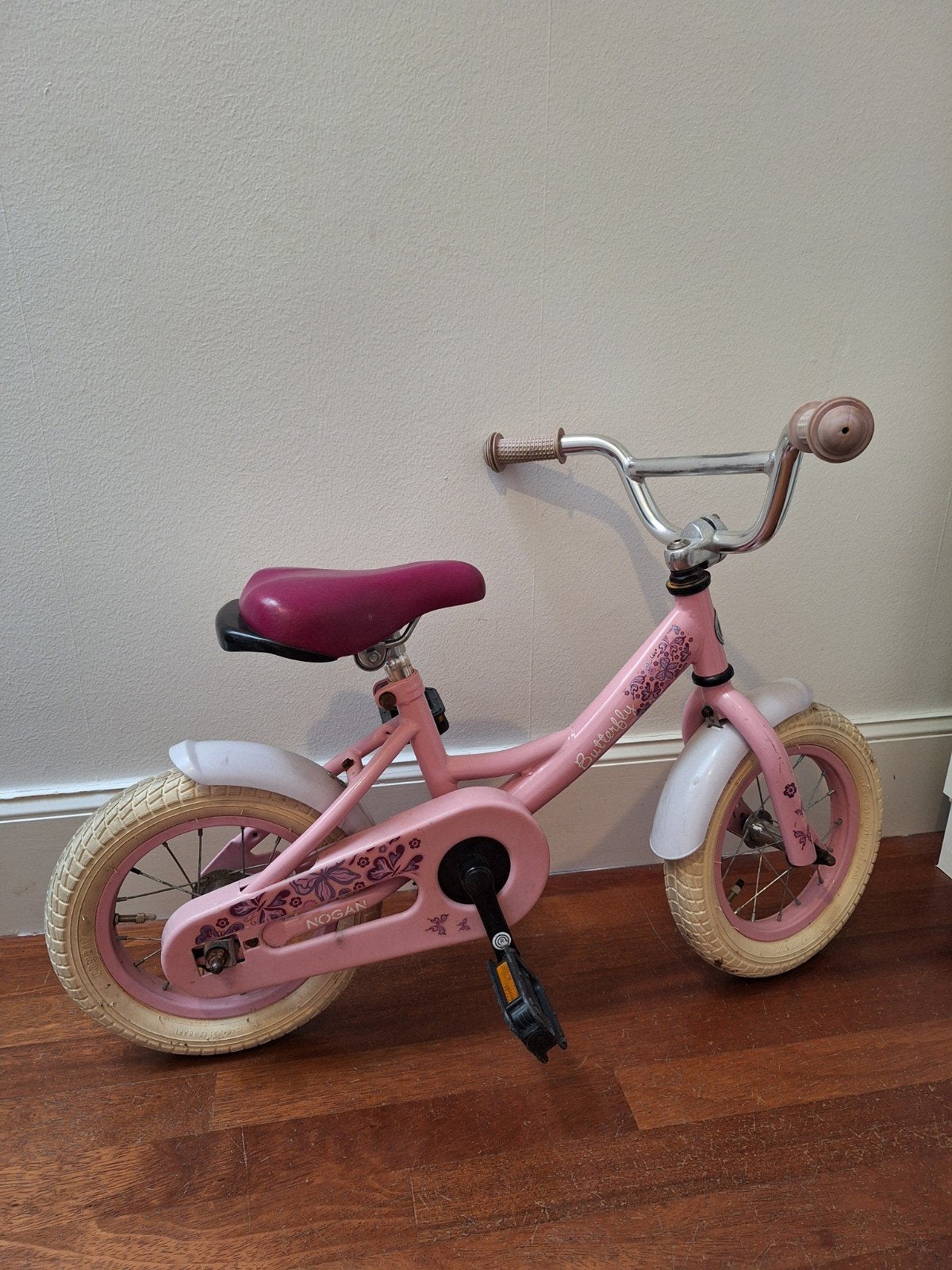 Nogan kinderfiets meisje 12.5 inch roze, Ophalen, Zo goed als nieuw, Minder dan 16 inch, Nogan