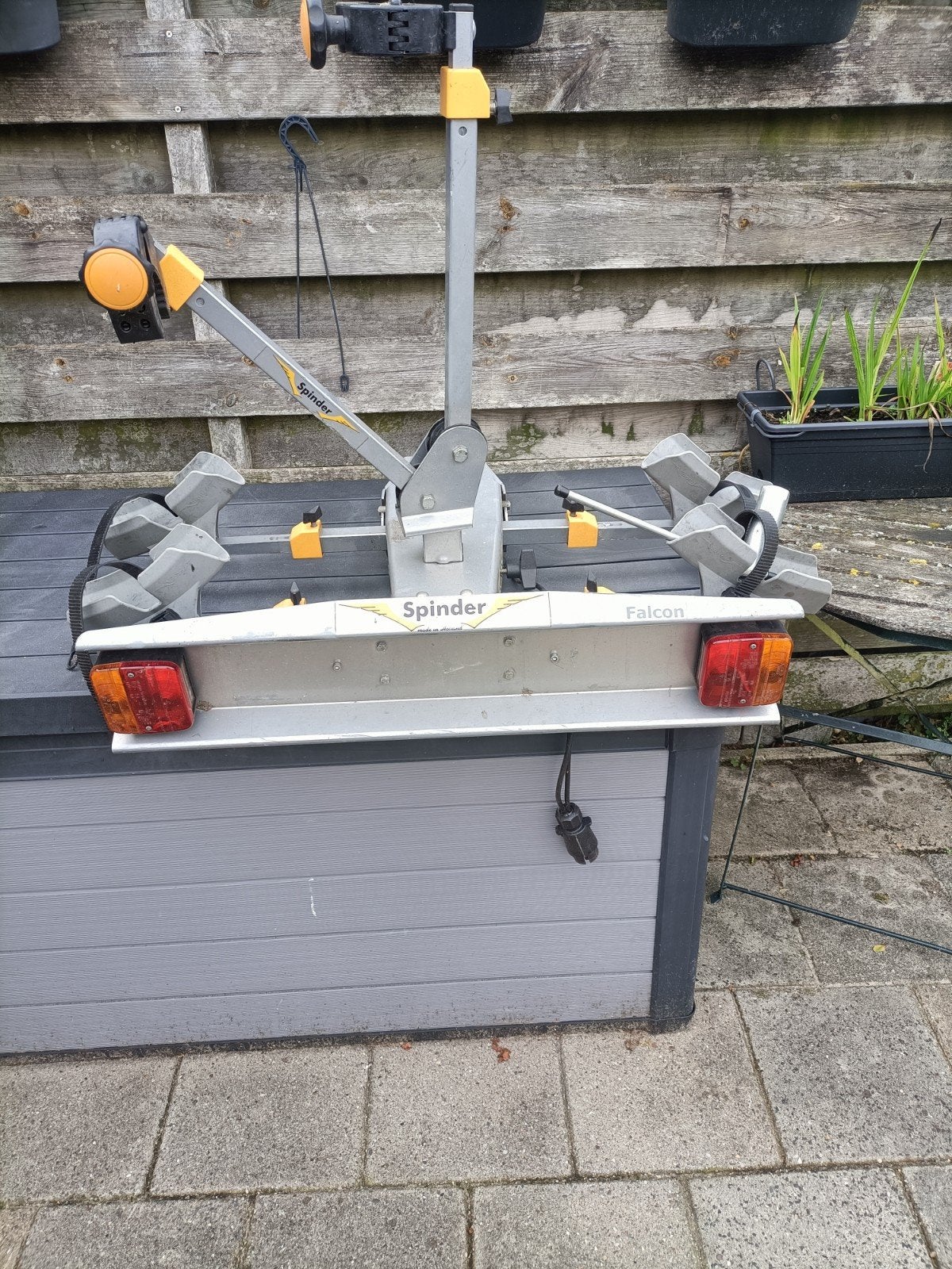 Spinder Falcon trekhaak fietsendrager voor 2 fietsen, Auto diversen, Fietsendragers, Ophalen