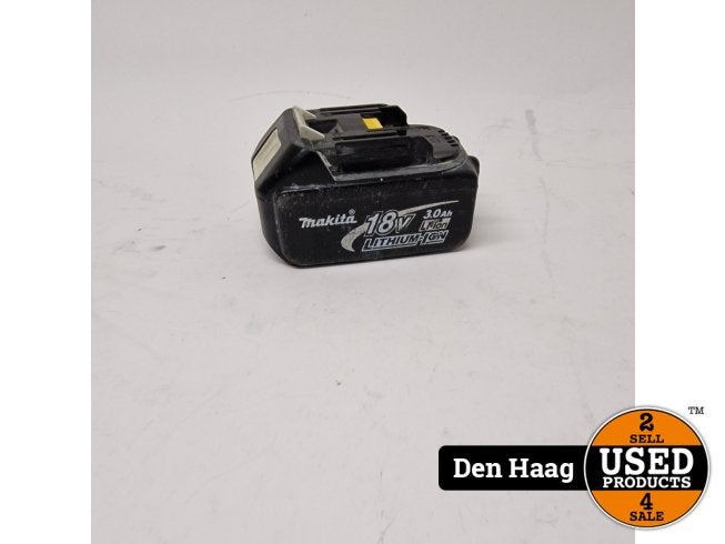 Makita Accu 3.0 Ah 18V BL1830 | Incl garantie, Makita, Zo goed als nieuw, Support@makita.com, Makita Corporation, 3-11-8, Sumiyoshi-cho, 
Anjo, Aichi 446-8502
Japan