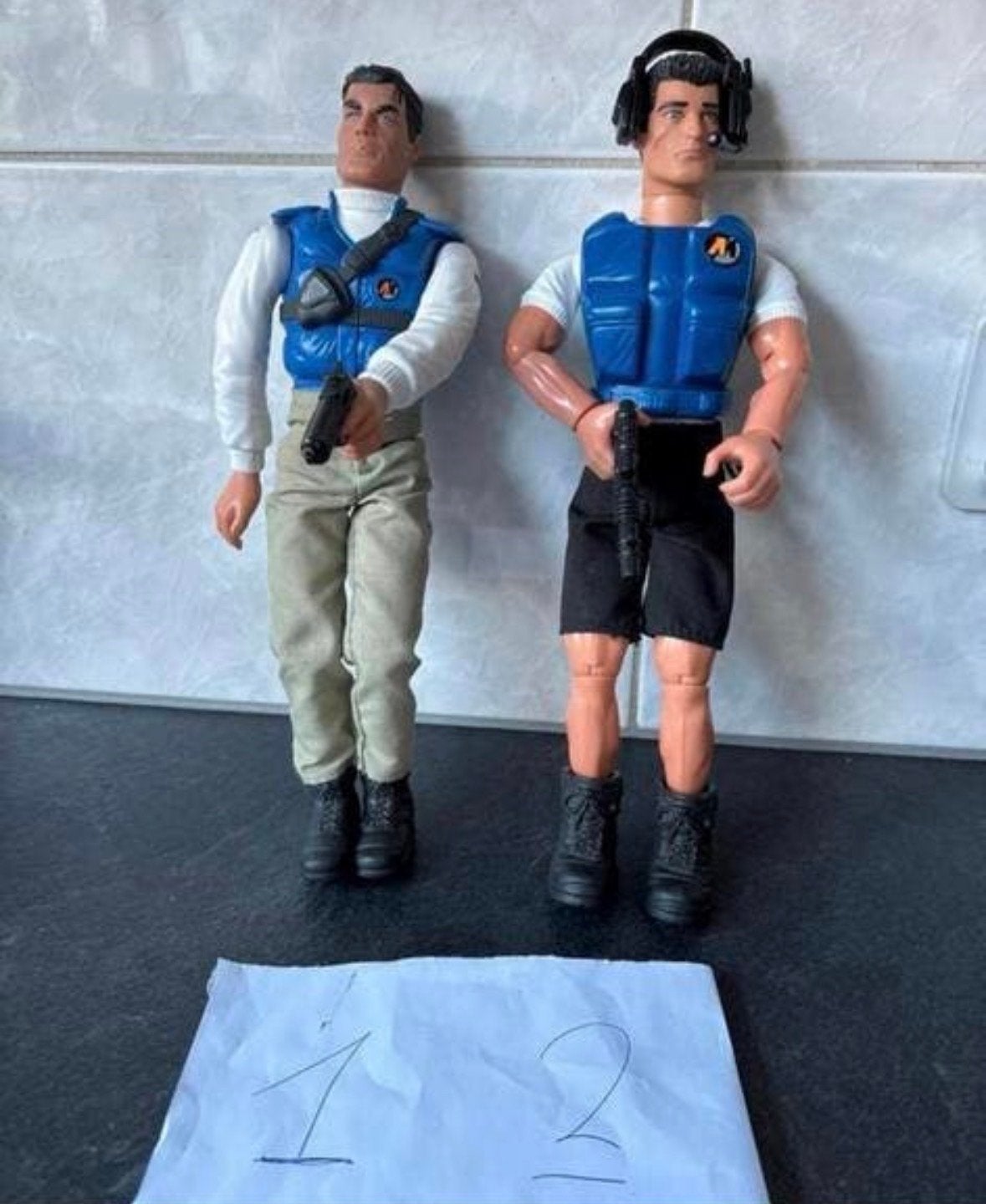 2 Action Man Politie/Bewaking Figuren uit 1999 - Gebruikt, Kinderen en Baby's, Ophalen of Verzenden, Zo goed als nieuw