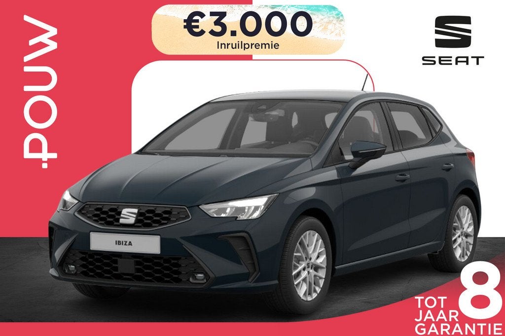 SEAT Ibiza 1.0 EcoTSI 95pk Style | 16'' Velgen | Cruise Cont, Auto's, Seat, Voorwielaandrijving, 12 maanden, Stof, 95 pk