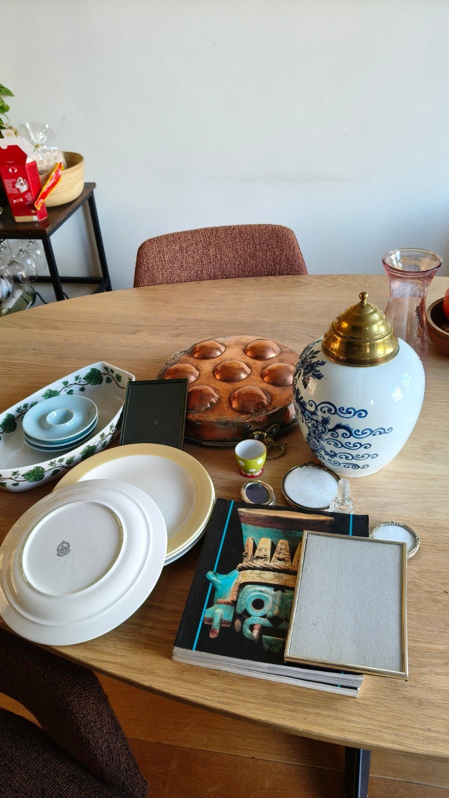 Diverse Vintage Handelswaar: Porselein, Koper, Lijsten, Ophalen of Verzenden