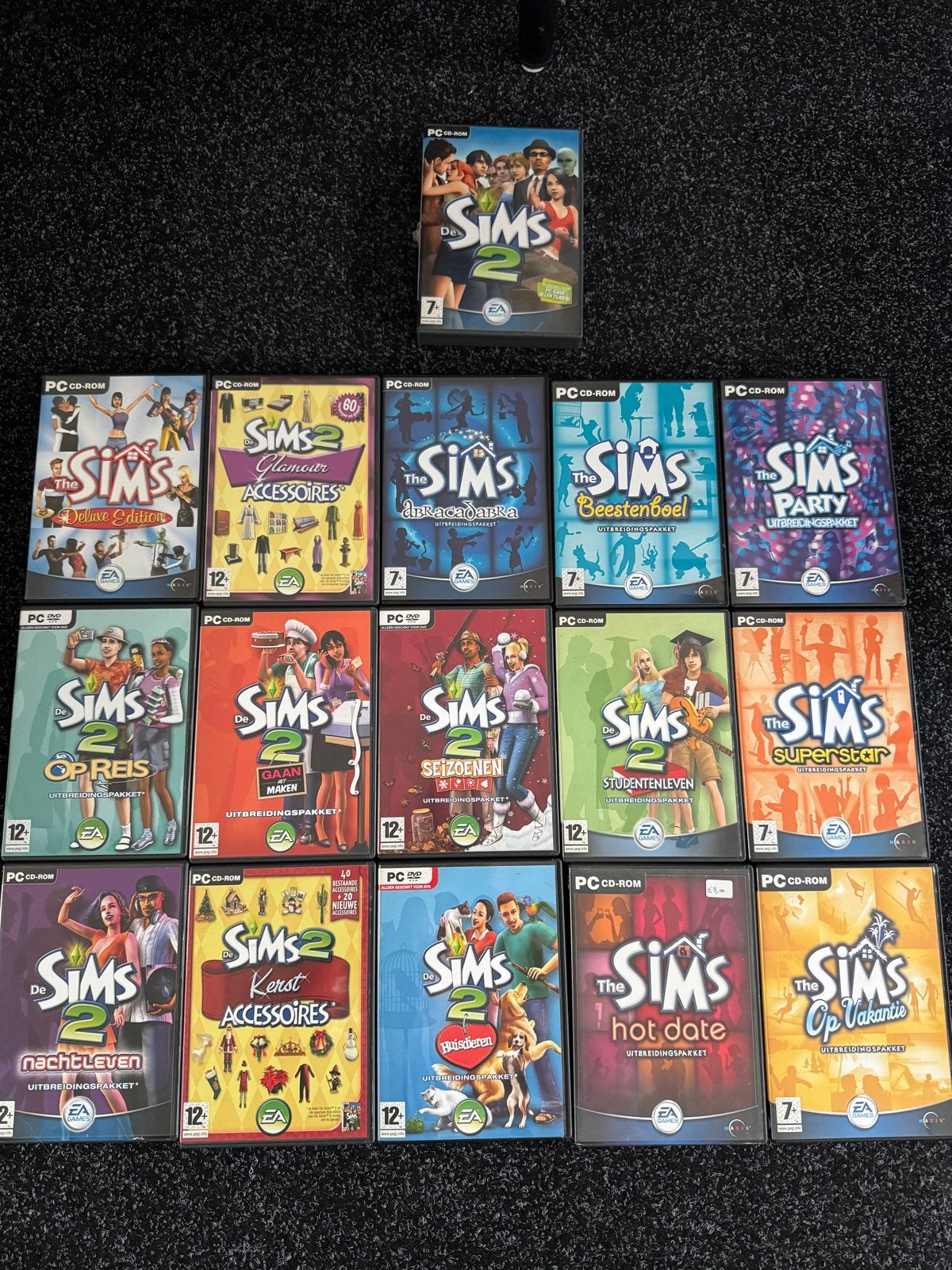 De Sims 2 PC CD-ROM Uitbreidingspakketten, Spelcomputers en Games, Games | Pc, Gebruikt, Simulatie, 1 speler, Vanaf 12 jaar, Ophalen