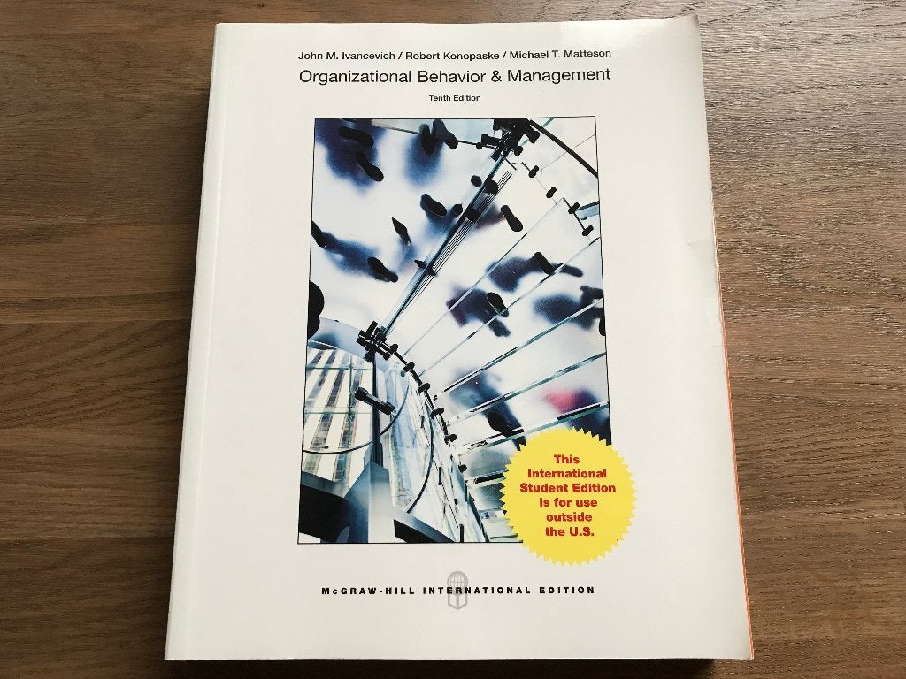 Organizational Behaviour & Management - Ivancevich/Konopaske, Ophalen of Verzenden, Ivancevich/Konopaske/Matt, Management, Zo goed als nieuw