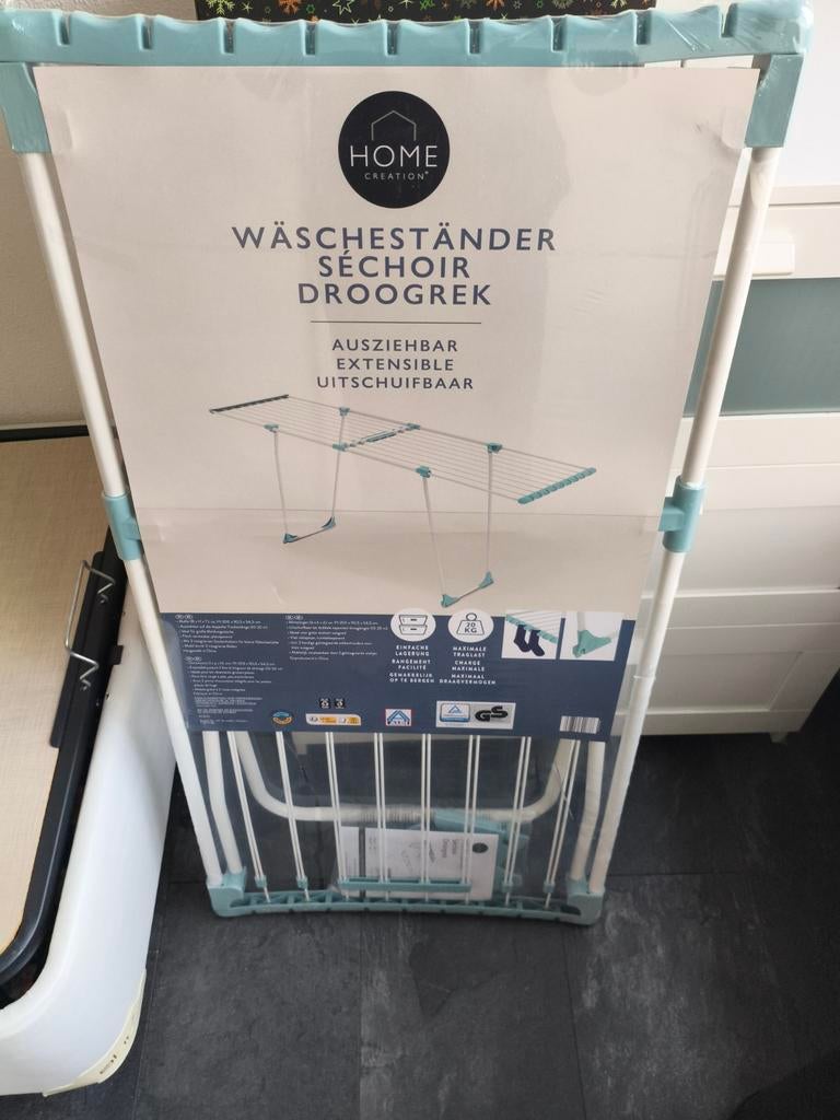 Uitschuifbaar droogrek - Home Creation, Ophalen, Nieuw