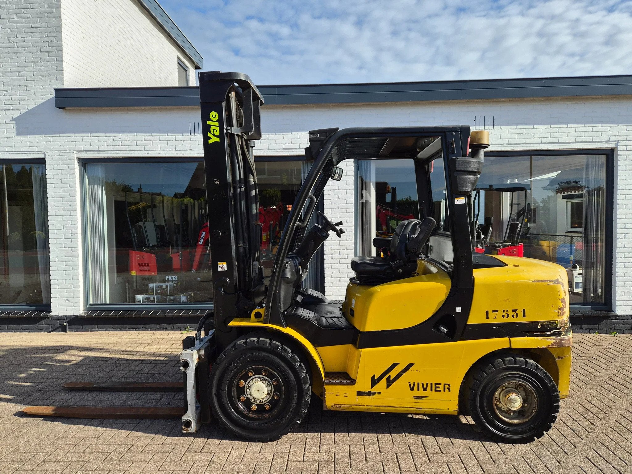 Yale 4 tons diesel heftruck Sideschift Vorkensteller, Overige aandrijving, Heftruck, Yale
