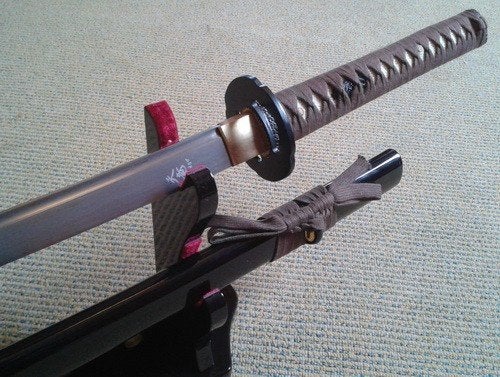Damast staal Scherp katana zwaard, samurai zwaarden, sabel,, Ophalen of Verzenden, Overige soorten, Azië, Zwaard of Sabel