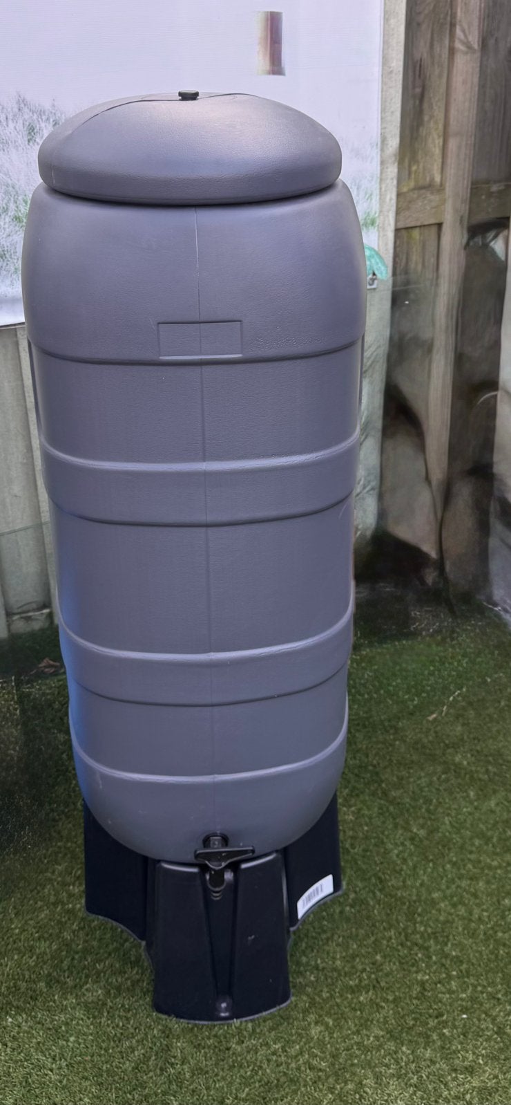 -Nieuwe-Harcostar regenton Rainsaver 100 L grijs kunststof, Kunststof, Met kraantje, Ophalen of Verzenden, Nieuw