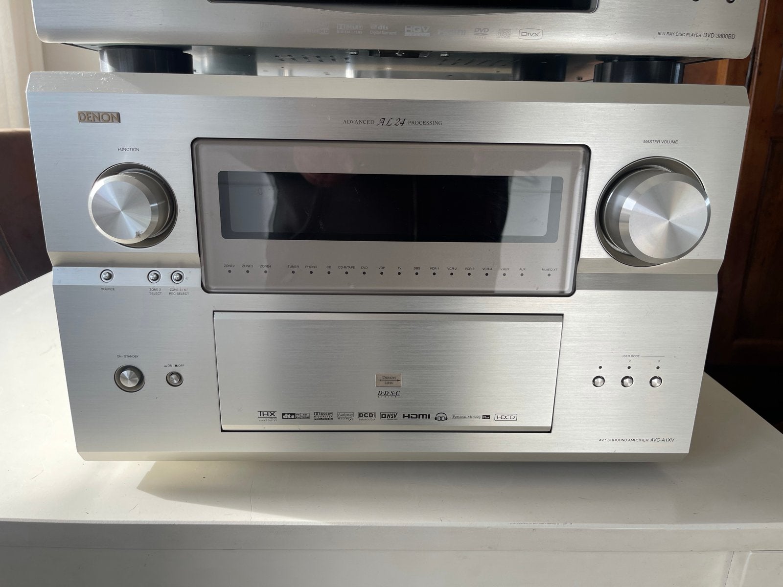 DENON AVC-A1XV: Krachtige AV-versterker met 1.7kW vermogen, Ophalen, Denon, 120 watt of meer, Gebruikt