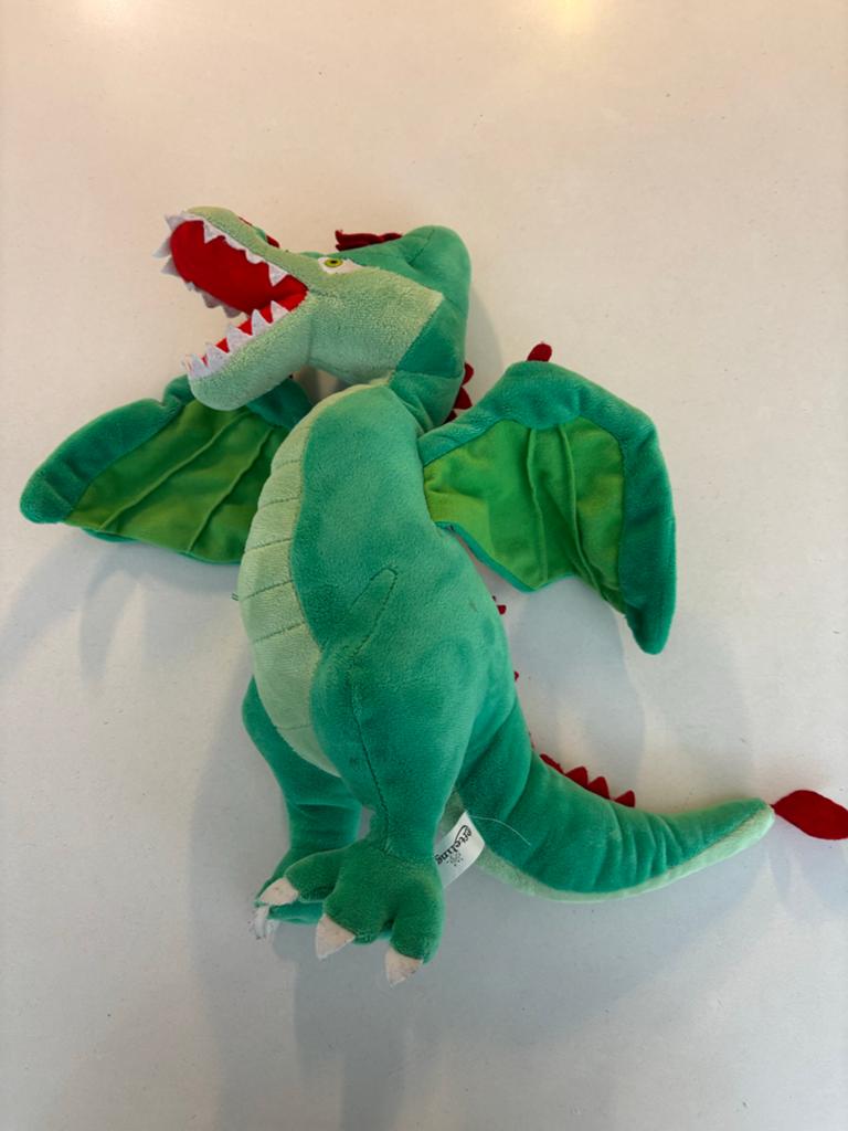 Efteling Draak Knuffel - Joris en de Draak 35 cm goede staat, Verzamelen, Efteling, Ophalen of Verzenden, Zo goed als nieuw, Beeldje of Poppetje